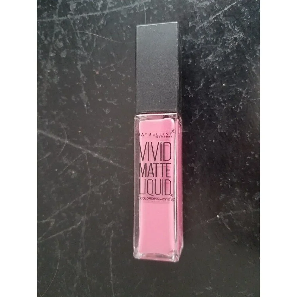 #12 Twisted Tulip Maybelline Lip Gloss NY Color Sensational Vivid Matte Liquid